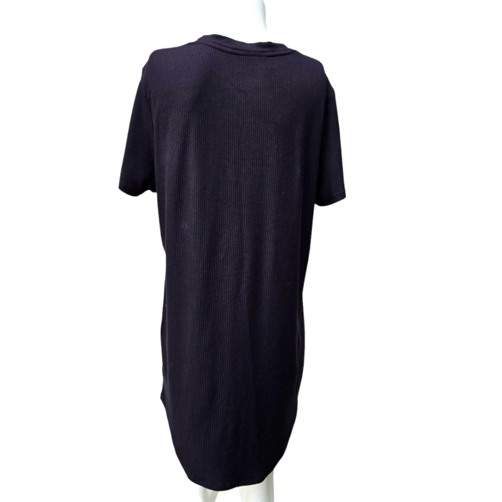 Juicy Couture Women’s  Black T-Shirt Dress Size L - Picture 10 of 12